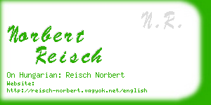 norbert reisch business card